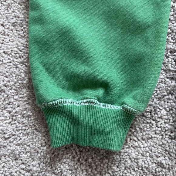 Mardi Mercredi Sweatshirt Womens One Size Green Daisy Graphic Crewneck Pullover - Picture 4 of 14